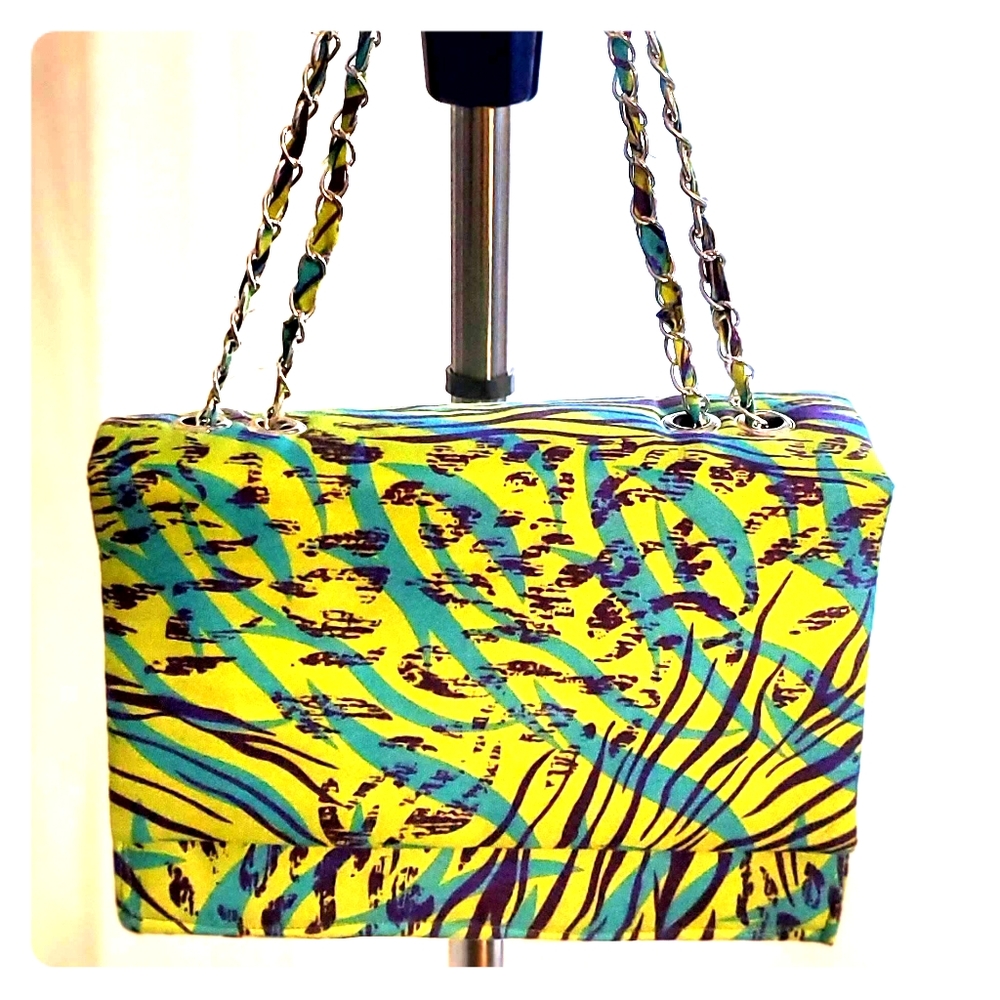 African Rectangle Ankara Fabric purse